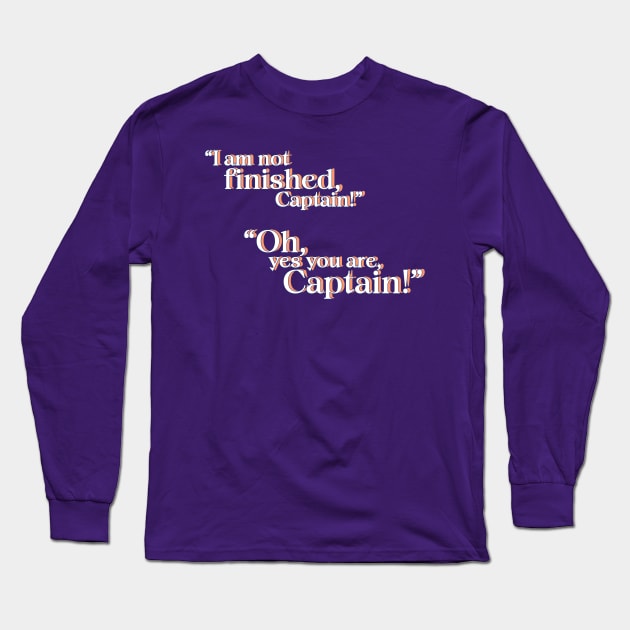 The Sound of Music Captain Quote Long Sleeve T-Shirt by baranskini